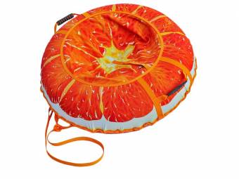Тюбинг дизайн "Сочный апельсин" (110 см)